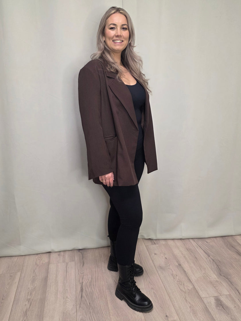 Mocha Bold Blazer