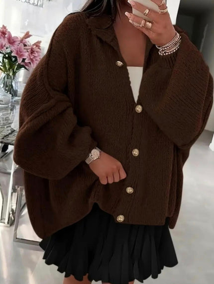 Choco Gold Cardigan