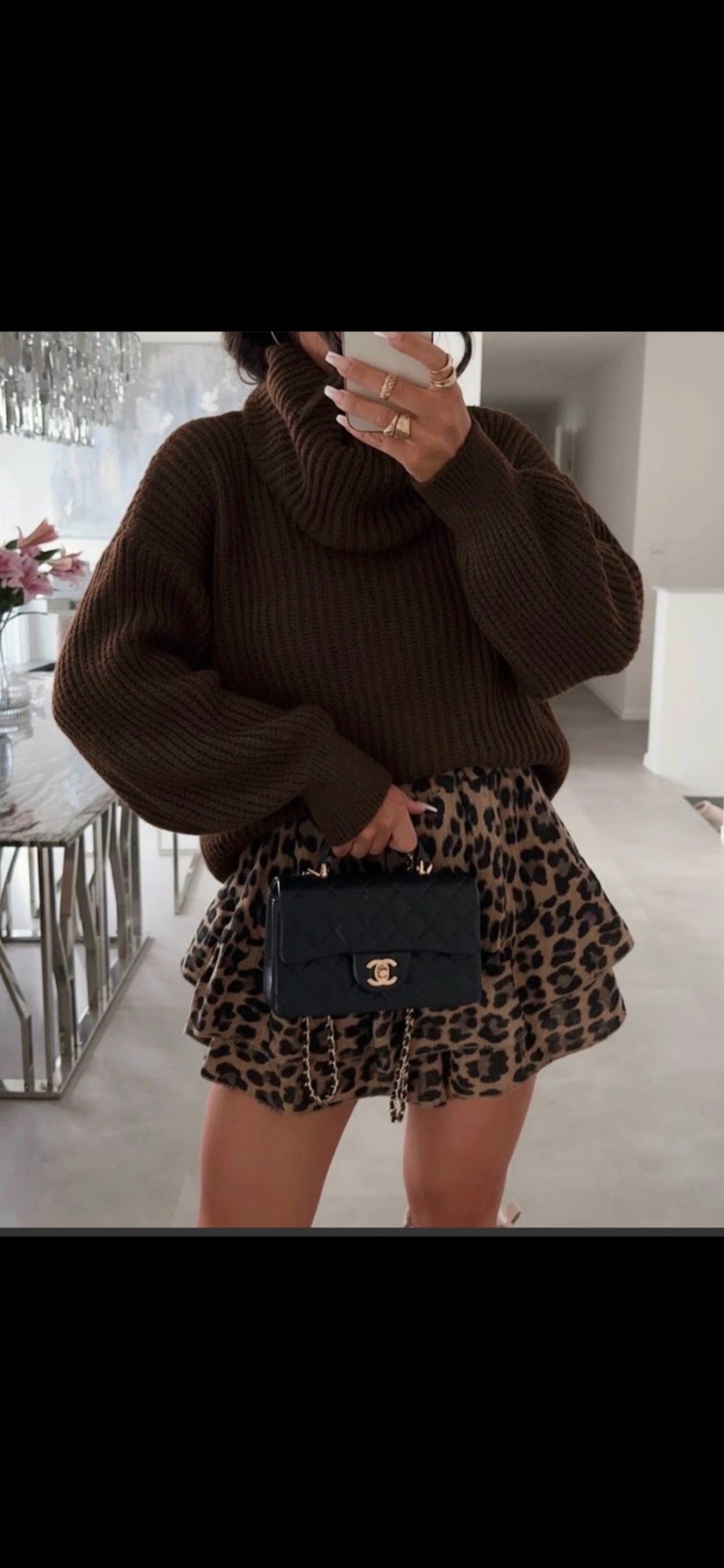 Brown Bliss Turtleneck