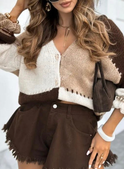 Choco Patch Knit
