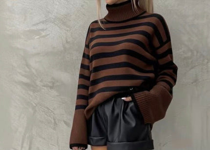Mocha Edge Turtleneck